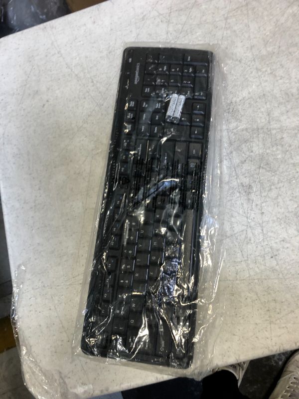 Photo 2 of Amazon Basics Wireless Keyboard-Quiet and Compact-US Layout (QWERTY)
