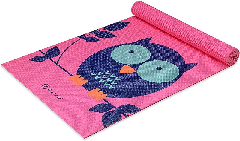 Photo 1 of Gaiam Kids Yoga Mat Exercise Mat, Yoga for Kids with Fun Prints - Playtime for Babies, Active & Calm Toddlers and Young Children (60" L x 24" W x 3mm Thick)
