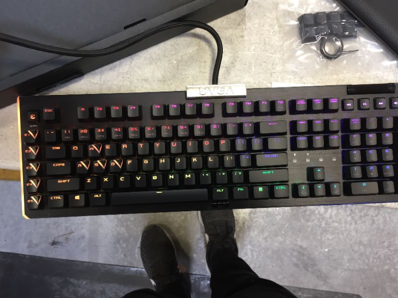 Photo 7 of EVGA Z20 RGB Optical Mechanical Gaming Keyboard, Optical Mechanical Switches (Clicky), 812-W1-20US-KR
