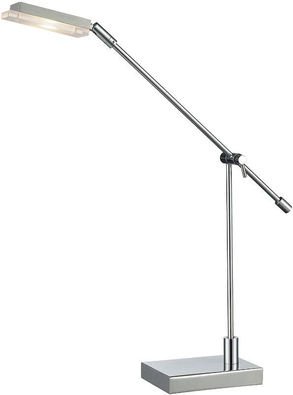 Photo 1 of Dimond Lighting D2708 Bibliotheque 5W LED Desk Lamp, Chrome, 4"L x 10"W x 11"H
