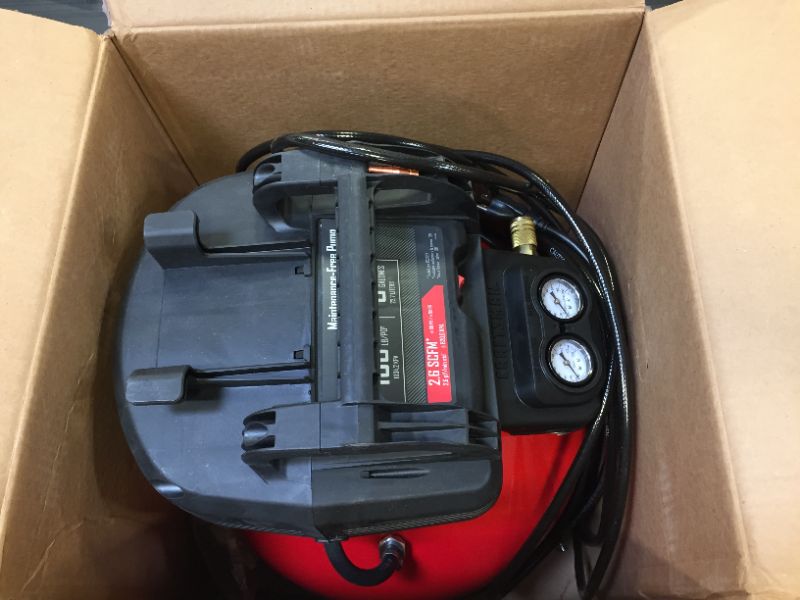 Photo 2 of CRAFTSMAN Air Compressor, 6 Gallon, Pancake, Oil-Free with 13 Piece Accessory Kit (CMEC6150K)