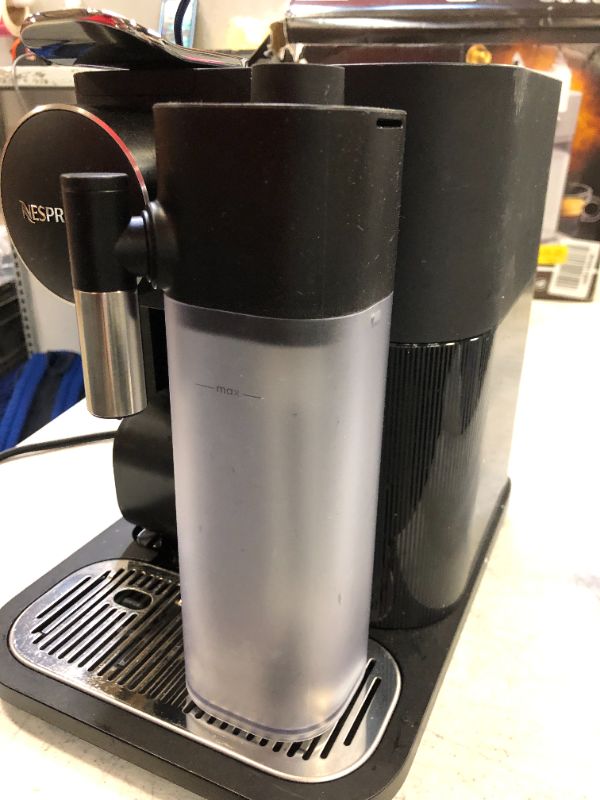 Photo 1 of Nespresso Gran Lattissima Coffee and Espresso Machine by DeLonghi with Aeroccino, Sophisticated Black
