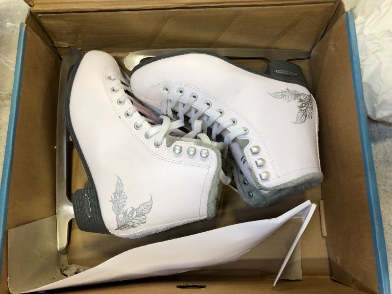 Photo 2 of Rollerblade Bladerunner Ice Aurora Women's Adult Figure Skates, White and Silver, Ice Skates
Size: 7