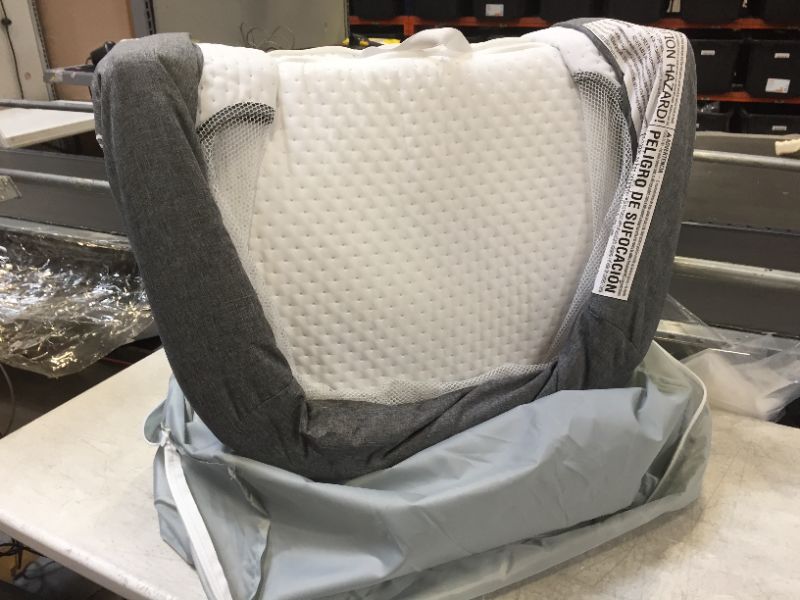 Photo 2 of Pamo Babe 2in1 Bassinet Quick Foldable Travel Crib Portable Rocking Bassinet (Gray)
