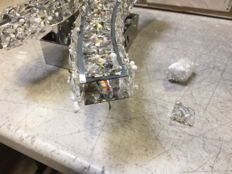 Photo 1 of generic wall lights with crystals 