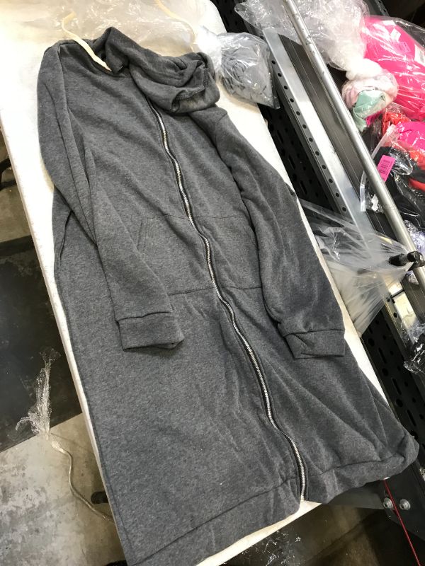Photo 1 of 2xl grey long hoodie