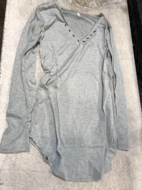 Photo 1 of small grey top longsleeve