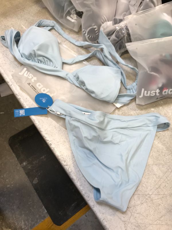 Photo 1 of medium sized light blue cupshe bikini