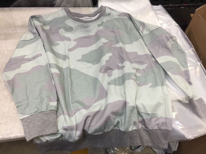 Photo 1 of medium camo crewneck