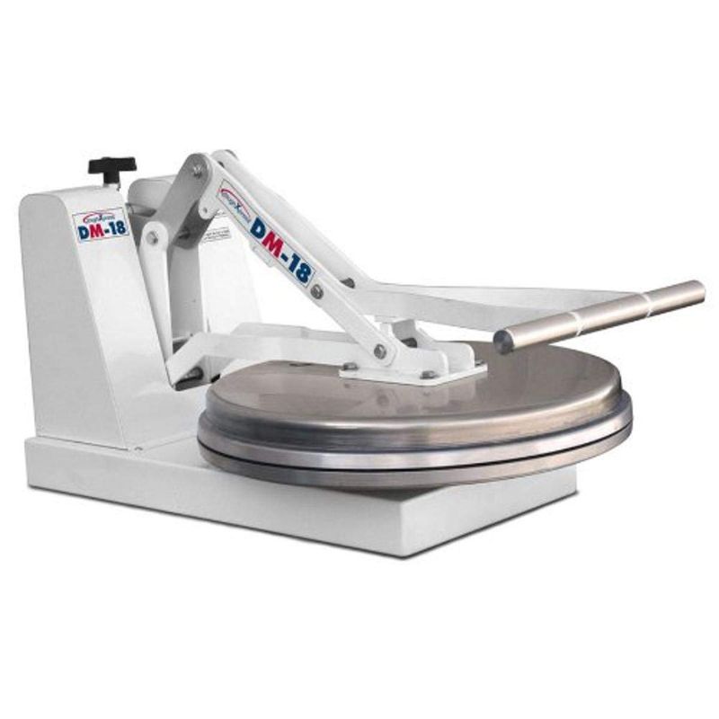 Photo 1 of DoughXpress -  DM-18NH Manual Cold Dough Press with 18" Platens, 18" Width x 15" Height x 28-1/8" Depth
