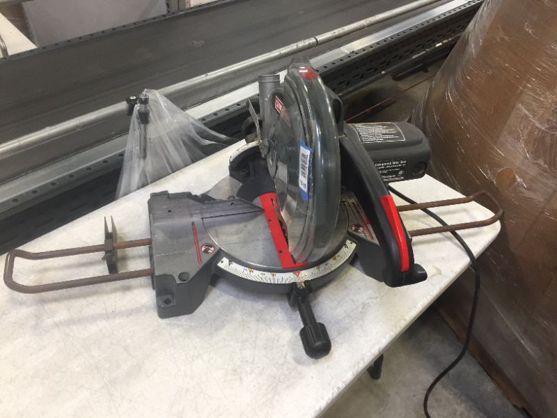 Photo 3 of Craftsman 10-Inch Compound Miter Saw
