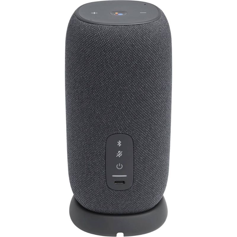 Photo 1 of JBL Link Portable Smart Speaker (Gray) with Google App Assistant grey 
 