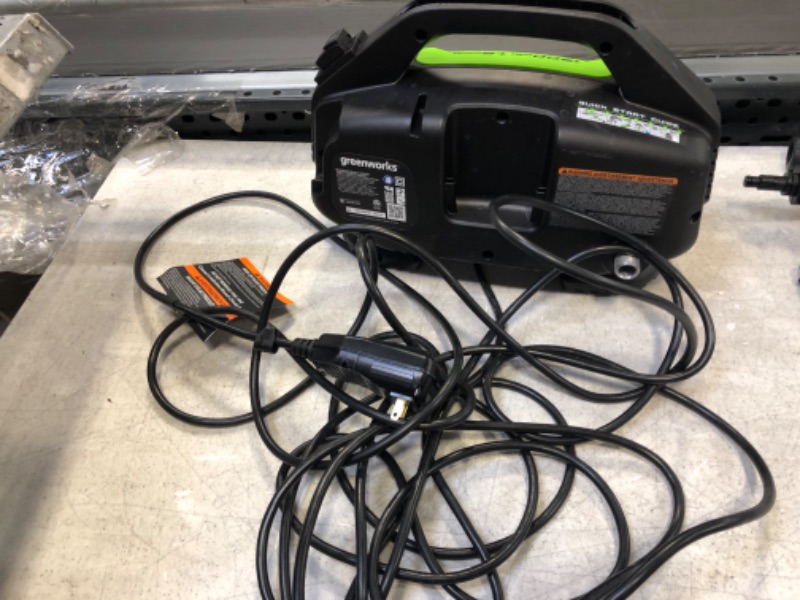 Photo 4 of Greenworks 1500 PSI 1.2 GPM Electric Pressure Washer, GPW1502
