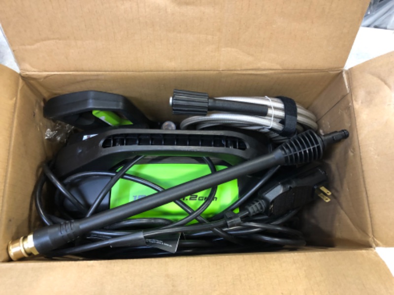 Photo 2 of Greenworks 1500 PSI 1.2 GPM Electric Pressure Washer, GPW1502
