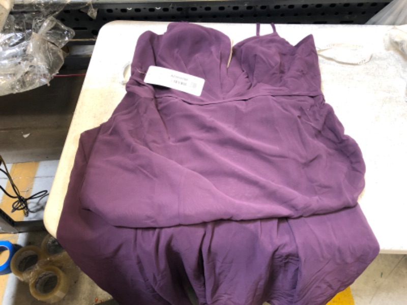 Photo 1 of Azazie women's purple long dress size A16