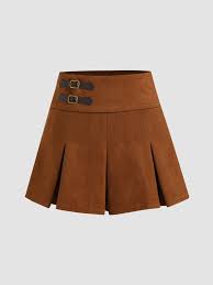 Photo 1 of Cider suede pleated mini skirt size M