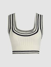 Photo 1 of Cider stripe knitted tank top size M