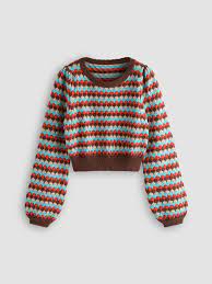 Photo 1 of Cider retro pattern sweater size S