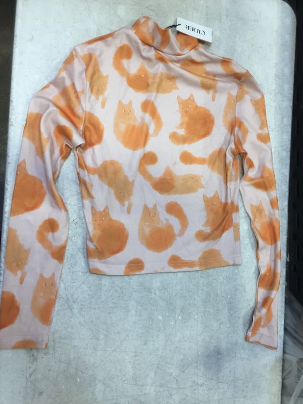 Photo 1 of kitty cat long sleeve shirt
orange medium
~~ china size runs small ~~