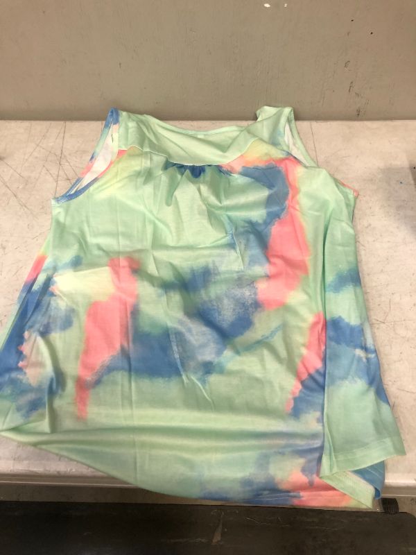 Photo 2 of WOMENS TANK TOP TIE DYE PASTEL COLORS MARKED AS SIZE SMALL 