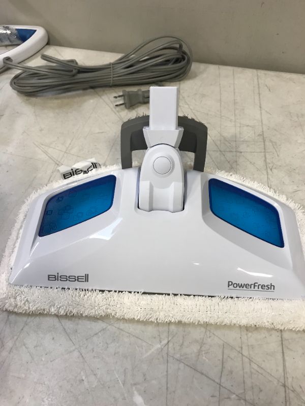 Photo 3 of Bissell PowerFresh Steam Mop - White --- PRODCUT APPEARS NEW BUT IS POSSIBLY USED