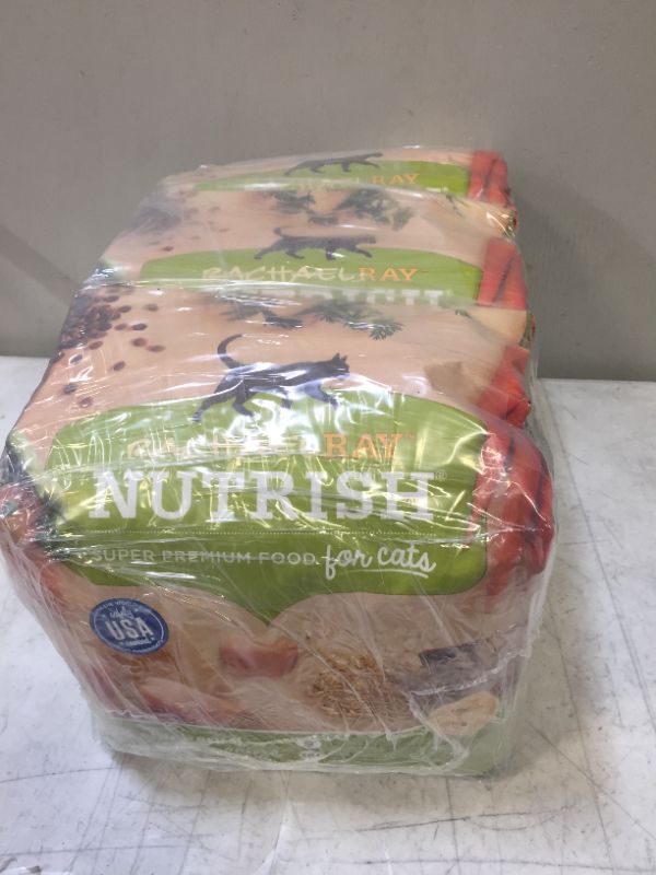 Photo 1 of  PACK OF 3 Rachael Ray Nutrish Super Premium Dry Cat Food with Real Meat & Brown Rice--  6 LB  -- EXP 12/04/2021