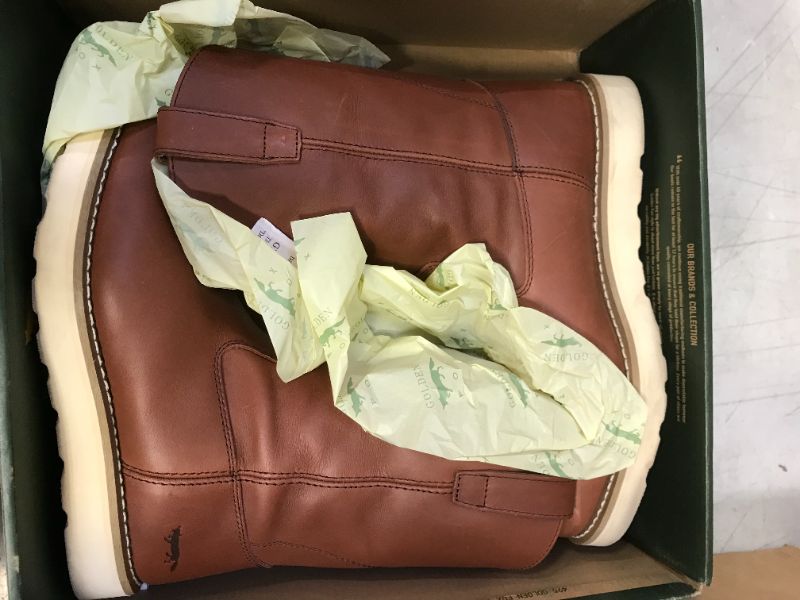 Photo 2 of Golden Fox Men's Leather Wellington Farm & Construction Rigger Work Boots 10.5 MENS
