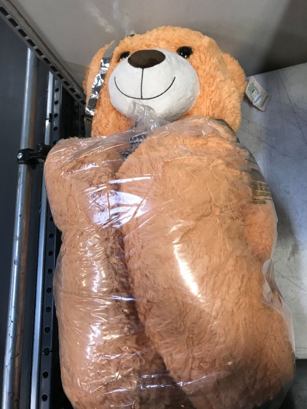 Photo 2 of MorisMos Giant Teddy Bear Stuffed Animals Plush Toy for Girlfriend Kids Christmas Valentine's Day Birthday 47 Inches
