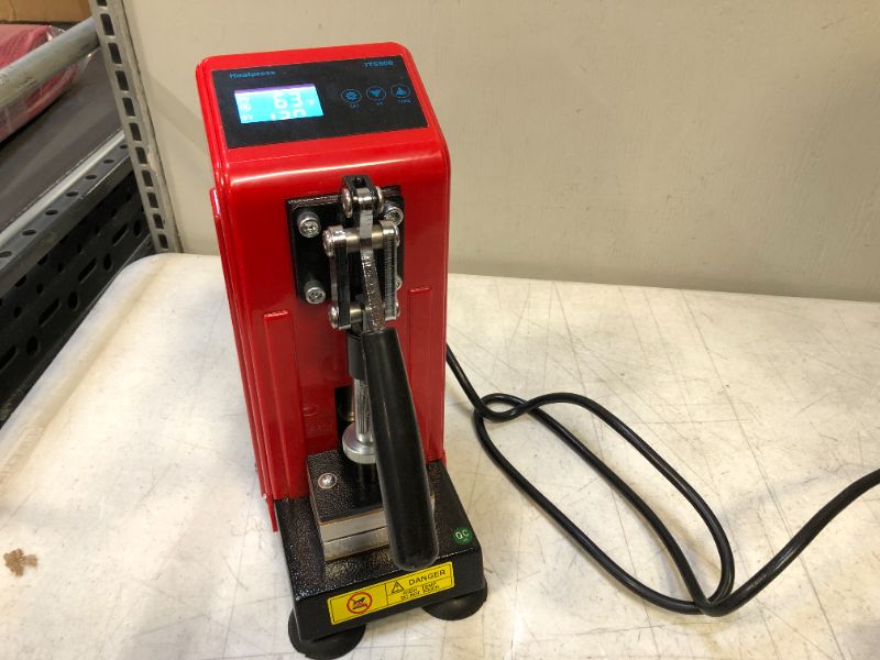 Photo 1 of  Red Manual Portable Heat Rosin Press - CH2034
