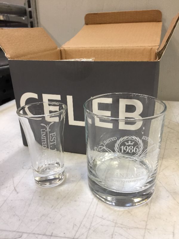 Photo 1 of whiskey and shot glass bundle 