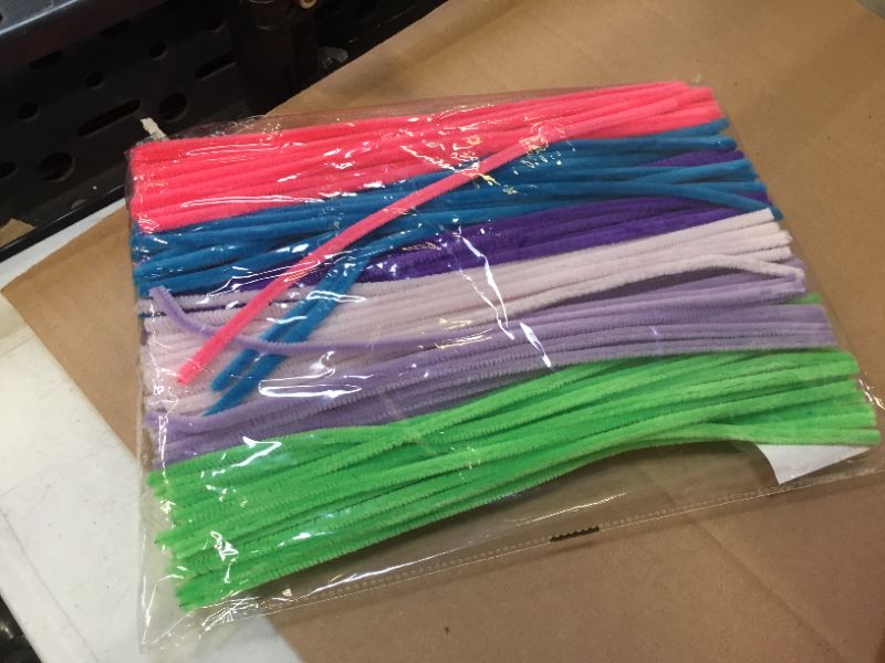 Photo 2 of Horizon Group USA Pastel Bendi Sticks, Pipe Cleaners, Chenille Stems, Fuzzy Sticks 200 Pack , Multicolor
