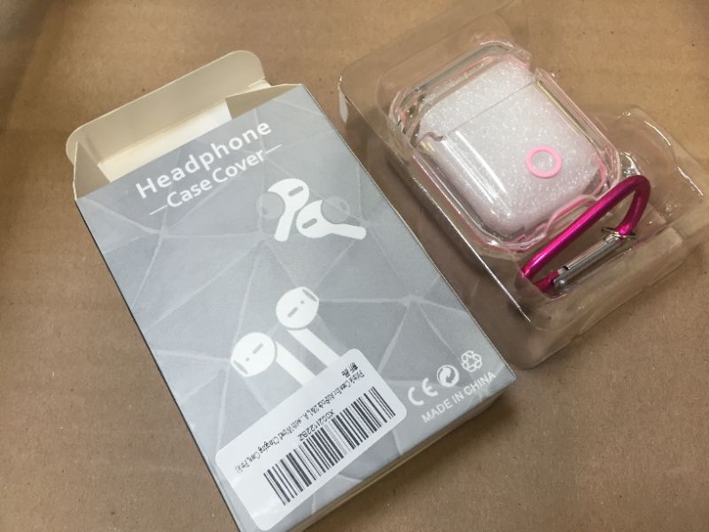 Photo 2 of Fitlink Case for AirPods 2&1, Anti-Scratch Shock-Absorption  Clear Case Cover 