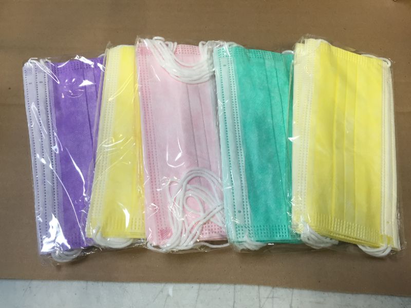 Photo 1 of 50 pcs disposable face mask cover pack 