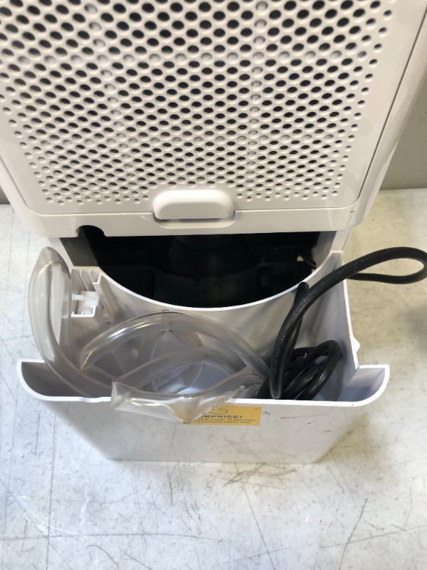 Photo 1 of 2000 Sq. Ft 30 Pints Dehumidifiers for Home or Basements with Drain Hose, COLAZE Dehumidifiers for Large Room with Auto or Manual Drainage, 24 Hours Timer, 0.66 Gallon Water Tank, Auto Defrost, Dry Clothes Continuous Drain Functions ---DIRT ON ITEM INDICA