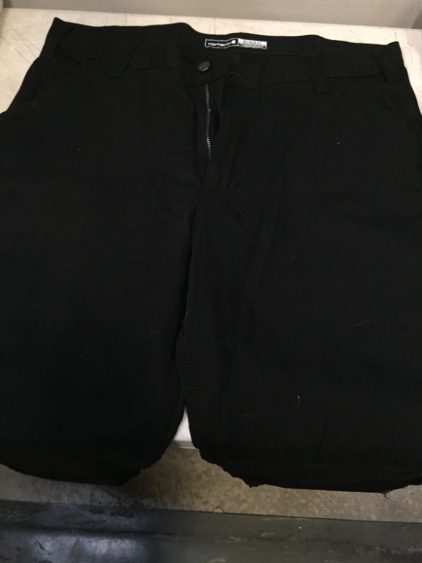 Photo 1 of Carhartt Men's Rugged Flex Rigby Dungaree Pants Black -- SIZE 38X32 (LINT ON ITEM INDICATES PRIOR USE)