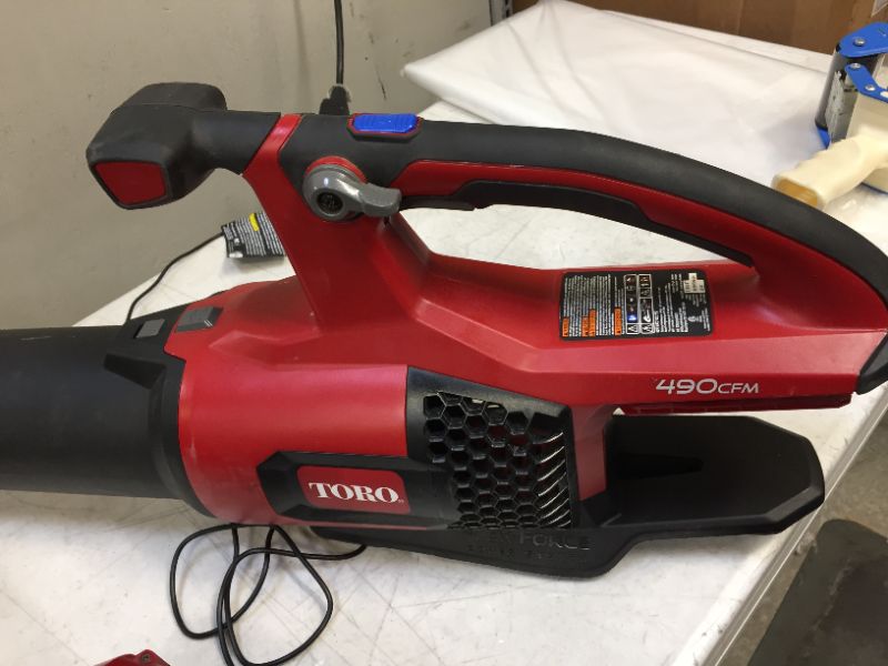 Photo 1 of 60-Volt Max Lithium-Ion Leaf Blower