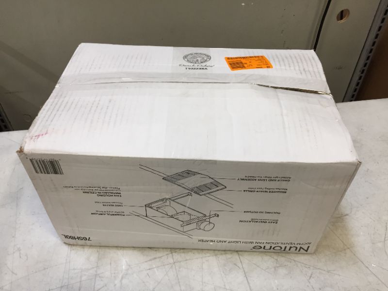 Photo 1 of Broan-NuTone 80 CFM Ceiling Bathroom Exhaust Fan with Light and 1300-Watt Heater