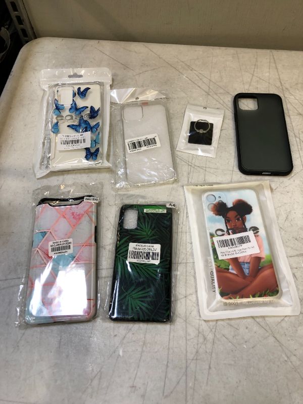 Photo 1 of BUNDLE OF VARIOUS PHONE CASES AND PHONE RELATED ITEM