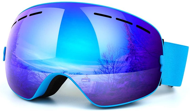 Photo 1 of HONGDAK Ski Goggles Snow Snowboard Snowmobile Men Women Youth Kids Anti Fog Winter Sports Snowboarding Skiing Goggles
