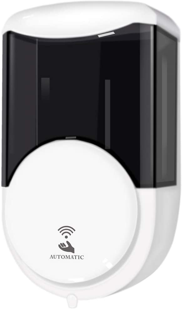Photo 1 of Evhome Automatic Soap Dispenser Wall Mounted Commercial Soap Dispenser Hand Sanitizer Dispenser Touchless Liquid Dish Soap Dispenser for Hotel, Offices, Schools, Kitchen, Bath - 20.3oz/600ml, Plastic
