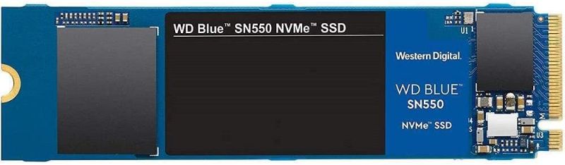 Photo 1 of WD Bulk WDS500G2B0C Blue SN550 500 GB Solid State Drive - M.2 2280 Internal - PCI Express 3.0 x4
