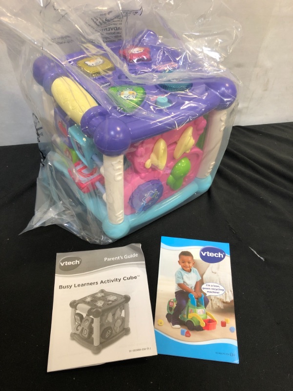 Photo 1 of VTech Busy Learners Activity Cube, Purple
