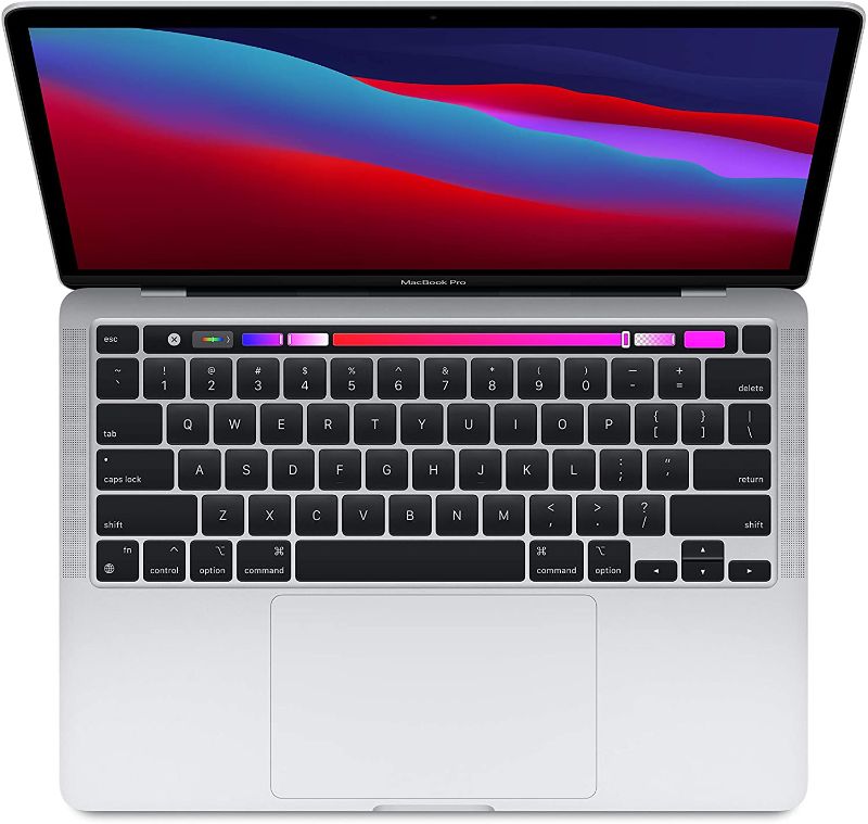 Photo 1 of 2020 Apple MacBook Pro with Apple M1 Chip (13-inch, 8GB RAM, 512GB SSD Storage) - Silver
