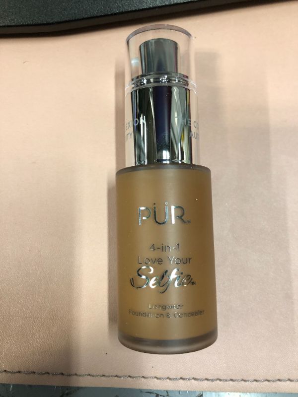Photo 2 of PÜR 4-in-1 Love Your Selfie Longwear Foundation & Concealer - Full Coverage Foundation & Concealer Makeup For Dark Spots, Blemishes and Imperfections - Long-Lasting Liquid Makeup & Skincare (DN3)