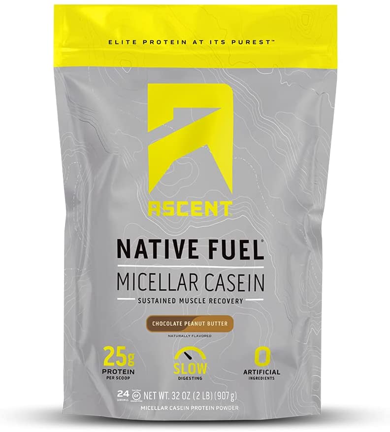 Photo 1 of Ascent Native Fuel Micellar Casein Protein Powder - Chocolate Peanut Butter, 2 Pounds
EXP 10/2022