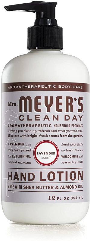 Photo 1 of Mrs. Meyer's Hand Lotion for Dry Hands, Non-Greasy Moisturizer Made with Essential Oils, Cruelty Free Formula, Lavender Scent, 12 oz
- 4 PACK