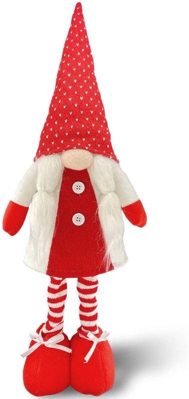 Photo 1 of Christmas Gnomes Plush 23 Inch?Swedish Gnomes with Retractable Legs?Gnomes Christmas Decorations?Christmas Thanks Giving Day Gifts for Women Kids
