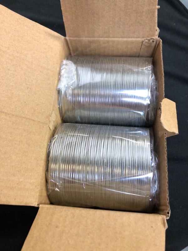 Photo 2 of 100 Count Canning Lids Regular Mouth - Mason Canning Jar Lids for Ball,Kerr - Split-Type Metal Jar Lids Leak Proof - Food Grade Material - PATENT PENDING 100% Fit for Regular Mouth
