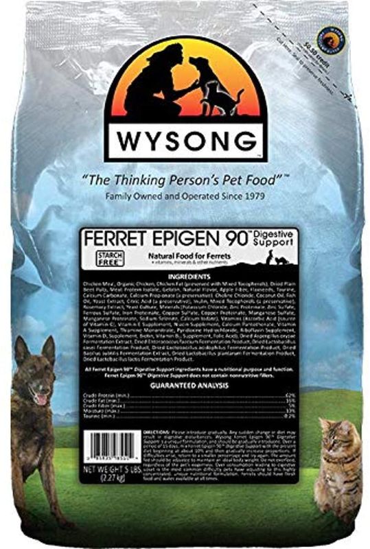 Photo 1 of Wysong Ferret Epigen 90 Digestive Support - Dry Ferret Food - 5 Pound Bag
BEST BY - 4 - 15 - 22 