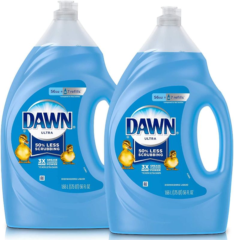 Photo 1 of Dawn Dish Soap Ultra Dishwashing Liquid, Dish Soap Refill, Original Scent, 56 Fl Oz (Pack of 2) - Packaging May Vary
